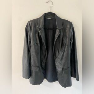 Nasty Gal Faux Leather Jacket Size Small